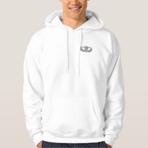 Army Airborne Basic Parachutist with Combat Star Hoodie