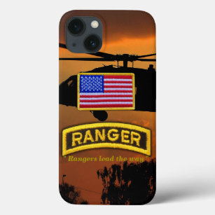 Army airborne rangers veterans vets tab iPhone 13 case