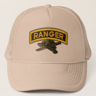 Army airborne rangers vietnam war LRRPS Trucker Hat