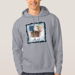 Army American Flag & Eagle Hoodie
