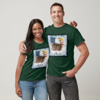 Army American Flag & Eagle
