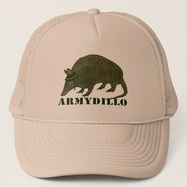 Army Armadillo Item Trucker Hat (Front)