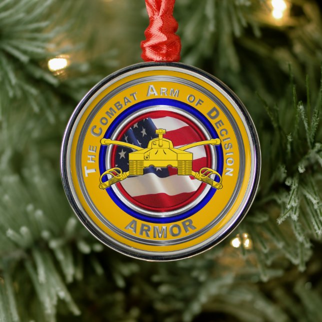 Army Armour Metal Tree Decoration (Tree)