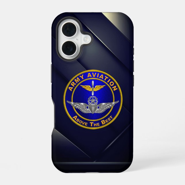 Army Aviation iPhone 16 Case (Back)