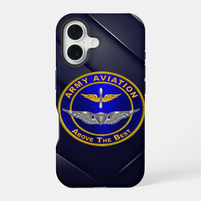 Army Aviation iPhone 16 Case (Back)