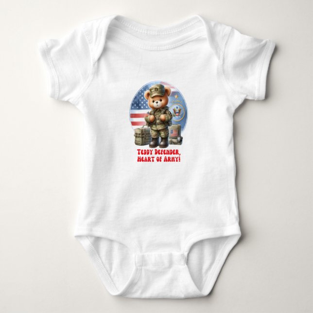 Army Baby Clothes for Boys and Girls Bodysuit (Front)