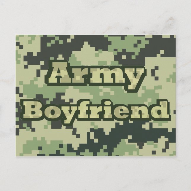 Army Boyfriend Postcard (Front)