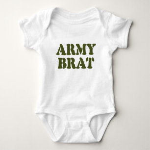 ARMY BRAT BABY BODYSUIT