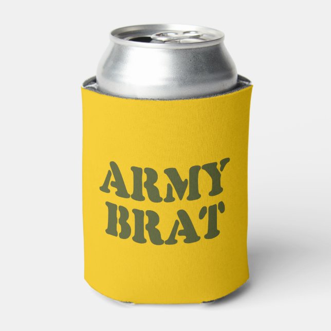 ARMY BRAT CAN COOLER (Can Front)