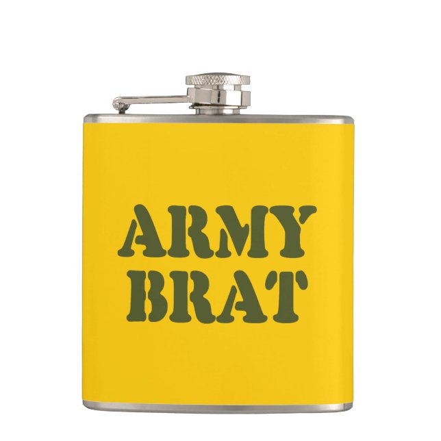 ARMY BRAT HIP FLASK (Front)