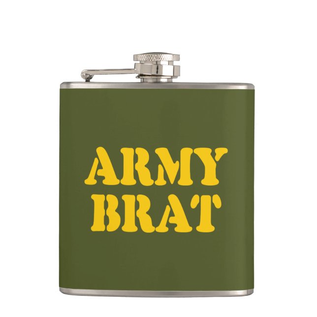 ARMY BRAT HIP FLASK (Front)