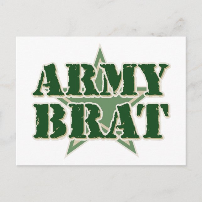 Army Brat Postcard (Front)