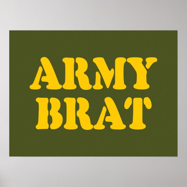 ARMY BRAT POSTER (Front)