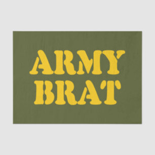 ARMY BRAT TISSUE PAPER