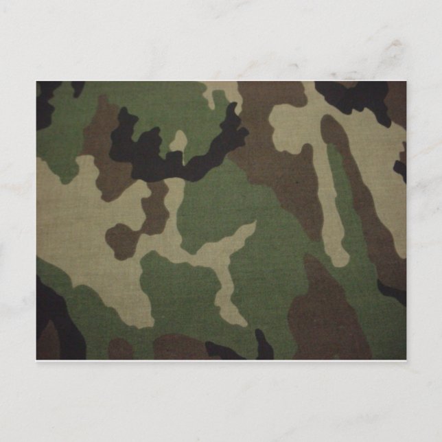 Army Camo Postcard (Front)