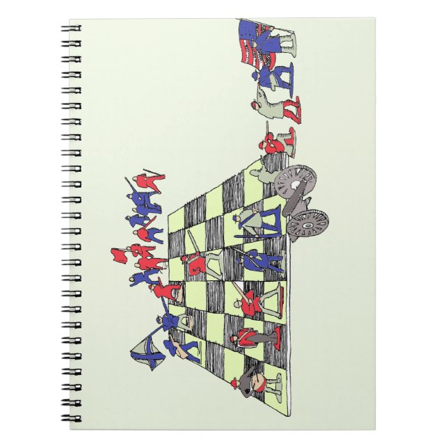 Army Chess Spiral Notebook (Front)