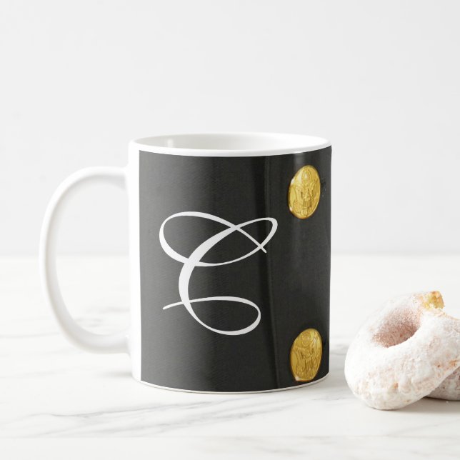 ARMY Class A Uniform Dress 8 ounces Coffee Cup Mug (With Donut)