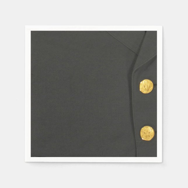 ARMY Class A Uniform Dress Greens Military Napkins (Front)