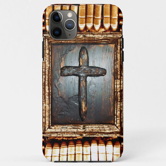 Army Cross Case-Mate iPhone Case (Back)