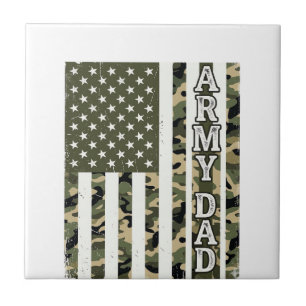 Army Dad Camo American Flag Vintage Shirt Design_1 Tile