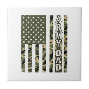 Army Dad Camo American Flag Vintage Shirt Design_1 Tile
