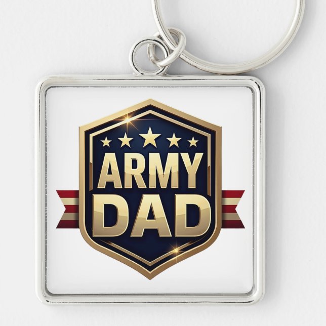 Army Dad Key Ring (Front)