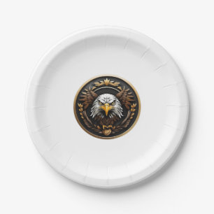 Army Eagle Paper Plate