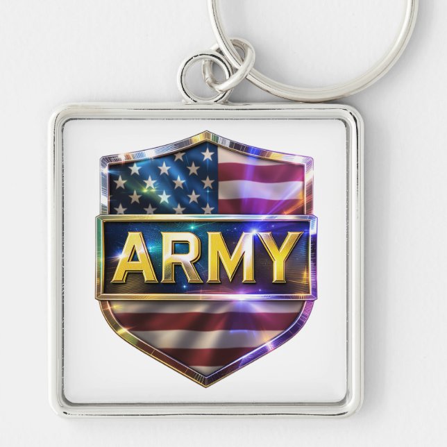ARMY Emblem Design Key Ring (Front)