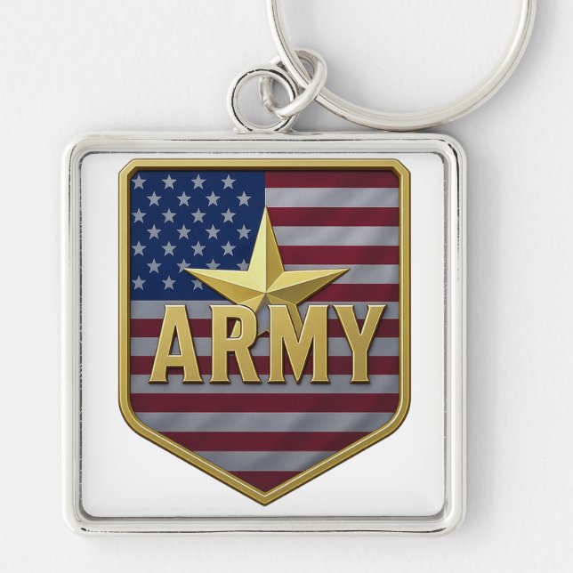 ARMY Emblem Design Key Ring (Front)