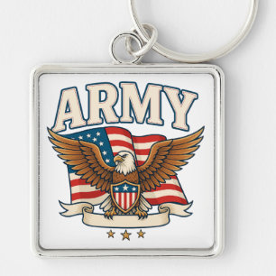 ARMY Emblem Design Key Ring