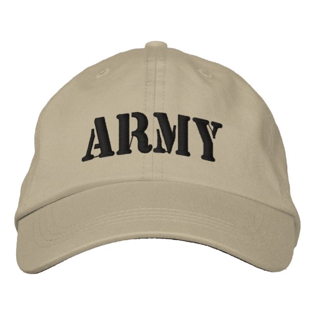 ARMY EMBROIDERED HAT (Front)