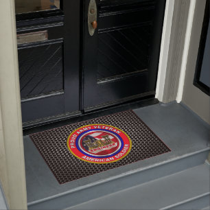 Army Engineer Veteran Doormat