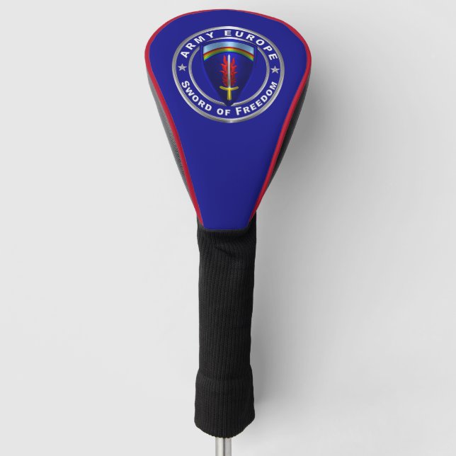 Army Europe USAREUR  Golf Head Cover (Front)