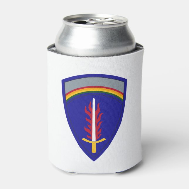 Army Europe USAREUR Insignia Can Cooler (Can Front)