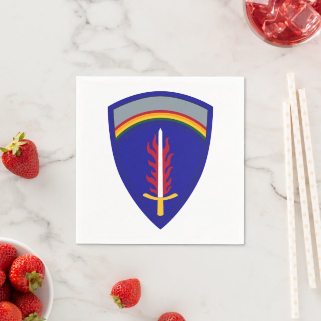 Army Europe USAREUR Napkin (Insitu)