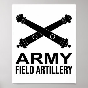 Army Field Artillery Branch Us Usa 1 Poster