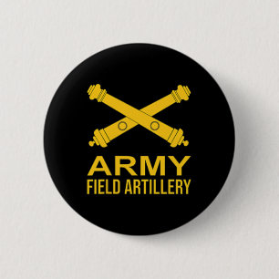 Army Field Artillery Branch Us Usa 6 Cm Round Badge