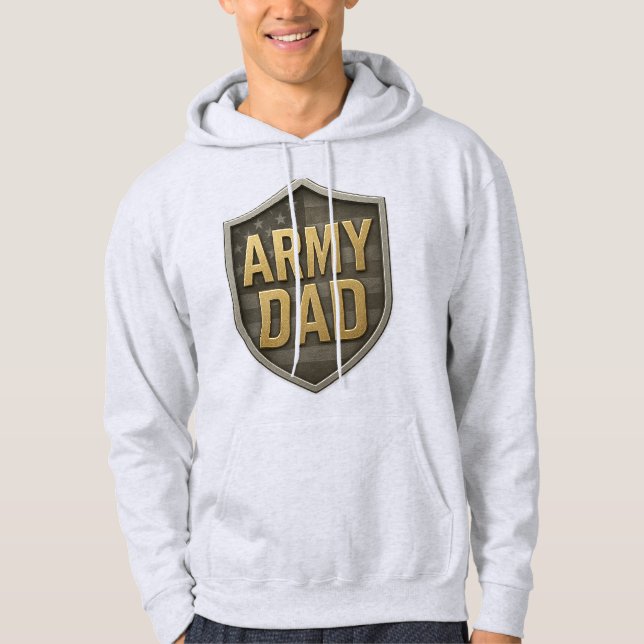 Army Flag Shield Hoodie (Front)