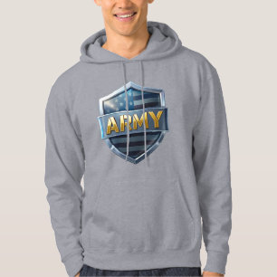 Army Flag Shield Hoodie
