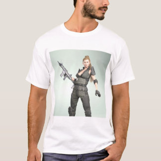 Army Girl 4 - Art Print T-Shirt