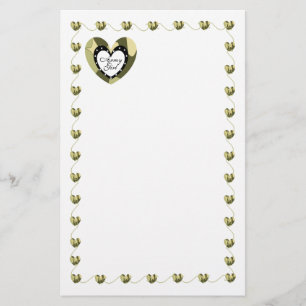 ARMY GIRL CAMO HEART STATIONARY STATIONERY