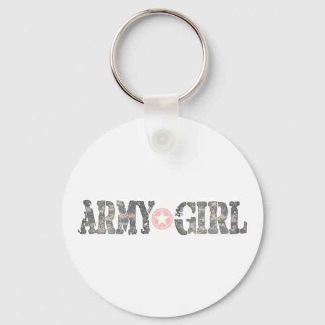 army girl key ring (Front)