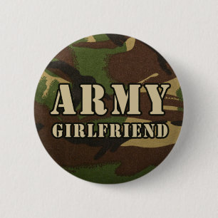 Army Girlfriend Button