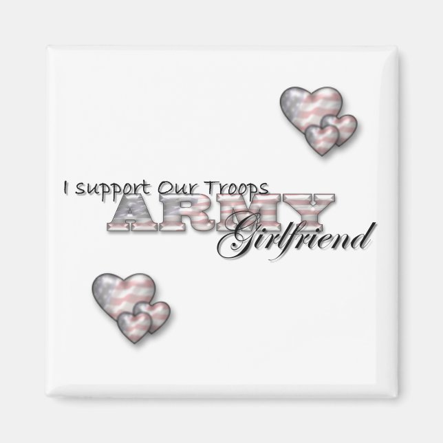 Army Girlfriend- Magnet (Front)