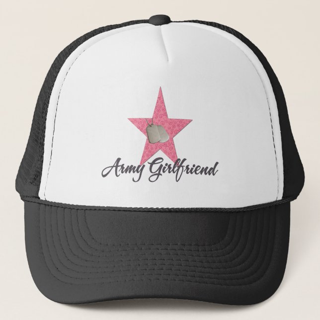 Army Girlfriend Trucker Hat (Front)