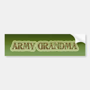 Army Grandma Bumper Sticker