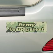 Army Grandparent Bumper Sticker (On Car)