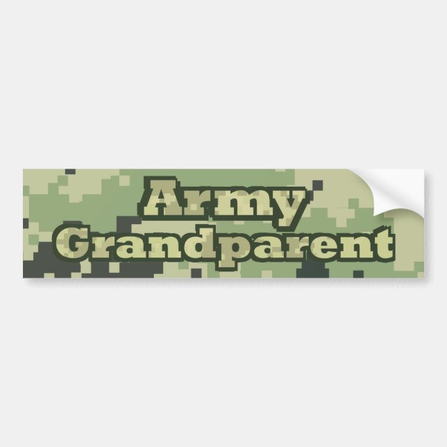 Army Grandparent Bumper Sticker (Front)