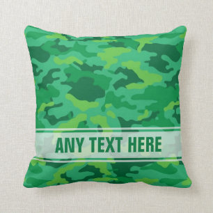 Army Green Camo Camouflage #3 Pillow Pillows