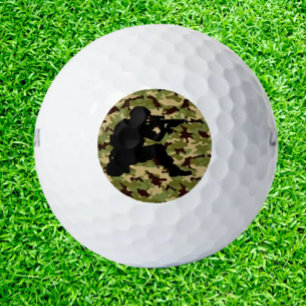 Army Green Camouflage Golf Balls